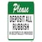 Signmission Safety Sign, 12 in Height, Aluminum, 18 in Length, 24881 A-1218-24881 - alternate 1